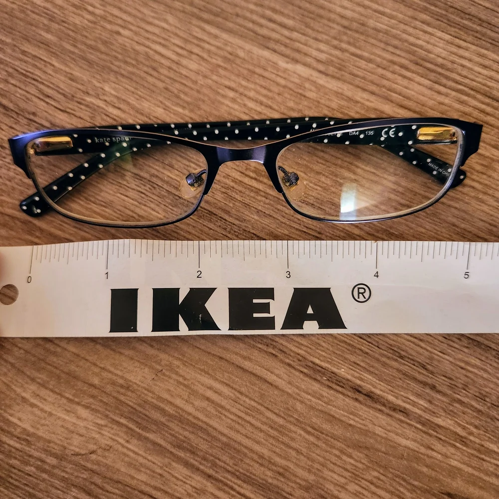 Kate Spade Kids Dark Navy Polka Dot Glasses - Picture 6 of 7